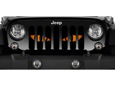 Grille Insert; Chaos Orange Eyes (97-06 Jeep Wrangler TJ)
