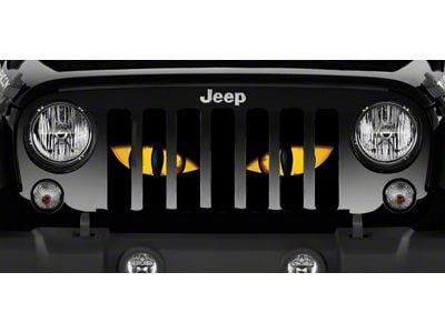 Grille Insert; Chaos Yellow Eyes (07-18 Jeep Wrangler JK)