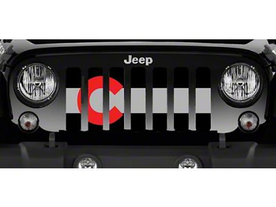 Grille Insert; Colorado Red (07-18 Jeep Wrangler JK)