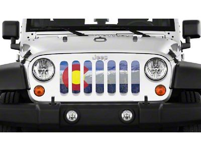 Grille Insert; Colorado Scenic Route (87-95 Jeep Wrangler YJ)