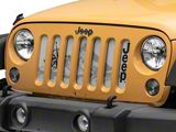 Jeep Licensed by RedRock Grille Insert; Compass (07-18 Jeep Wrangler JK)