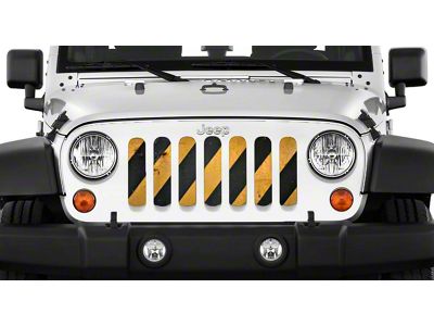 Grille Insert; Cross Walk (18-25 Jeep Wrangler JL w/o TrailCam)