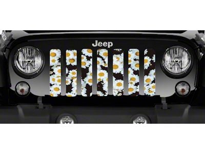 Grille Insert; Daisies (87-95 Jeep Wrangler YJ)