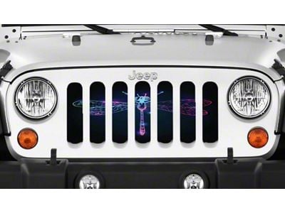 Grille Insert; Dragonfly (87-95 Jeep Wrangler YJ)