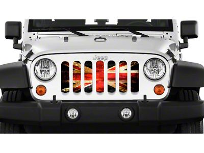 Grille Insert; English Rock (87-95 Jeep Wrangler YJ)