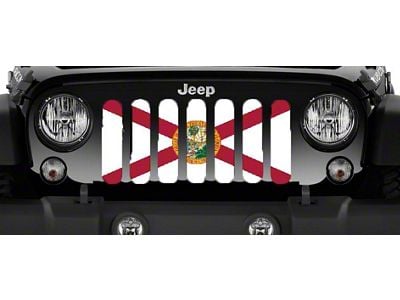 Grille Insert; Florida State Flag (07-18 Jeep Wrangler JK)