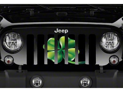 Grille Insert; Four Leaf Clover (97-06 Jeep Wrangler TJ)