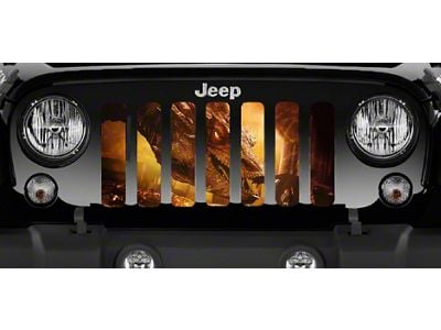 Grille Insert; Gold Dragon (07-18 Jeep Wrangler JK)
