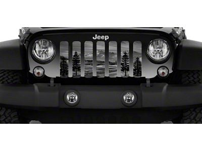 Grille Insert; Gray Mountain Pine (07-18 Jeep Wrangler JK)