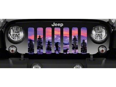 Grille Insert; Hiker Purple Mountain (07-18 Jeep Wrangler JK)