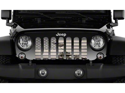 Grille Insert; Iwo Jima (07-18 Jeep Wrangler JK)
