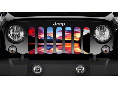 Grille Insert; Lake Sunset (97-06 Jeep Wrangler TJ)