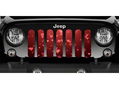Grille Insert; Love Struck (07-18 Jeep Wrangler JK)