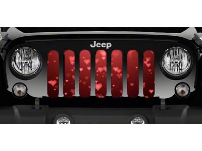 Grille Insert; Love Struck (87-95 Jeep Wrangler YJ)