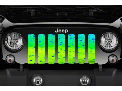 Grille Insert; Mahi Fish Skin (87-95 Jeep Wrangler YJ)