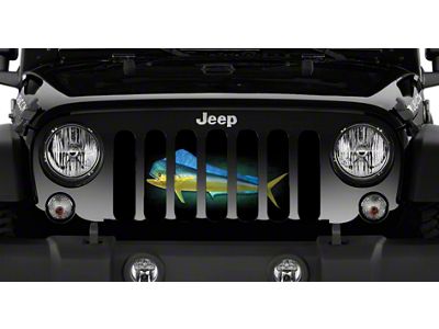 Grille Insert; Mahi Mahi Fish (87-95 Jeep Wrangler YJ)