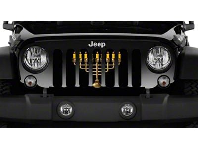 Grille Insert; Menorah (07-18 Jeep Wrangler JK)