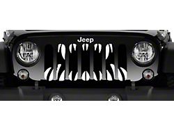 Grille Insert; Monster Teeth (18-23 Jeep Wrangler JL w/o TrailCam)