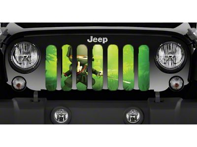 Grille Insert; Ninja Warrior (87-95 Jeep Wrangler YJ)
