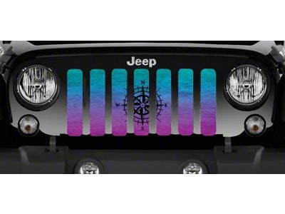 Grille Insert; Ombre Compass (97-06 Jeep Wrangler TJ)