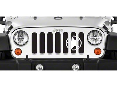 Grille Insert; Oscar Mike (18-25 Jeep Wrangler JL w/o TrailCam)