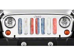 Grille Insert; Patriotic Pickets (07-18 Jeep Wrangler JK)