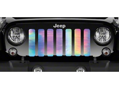 Grille Insert; Rainbow Chrome (76-86 Jeep CJ5 & CJ7)