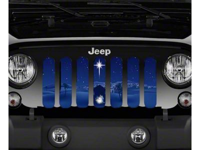 Grille Insert; Reason for the Season (07-18 Jeep Wrangler JK)