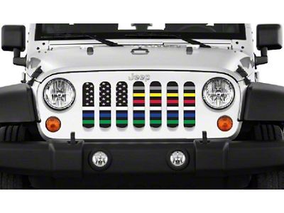 Grille Insert; Six for the Six (87-95 Jeep Wrangler YJ)