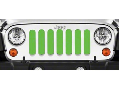 Grille Insert; Solid Green (97-06 Jeep Wrangler TJ)