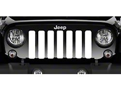 Grille Insert; Solid White (07-18 Jeep Wrangler JK)