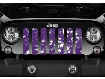 Grille Insert; Starry Night Puprle (07-18 Jeep Wrangler JK)