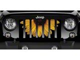 Grille Insert; Sunny Side Up Sunflowers (07-18 Jeep Wrangler JK)