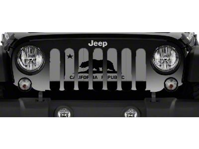 Grille Insert; Tactical California Republic (07-18 Jeep Wrangler JK)