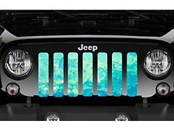 Grille Insert; Teal Marble (07-18 Jeep Wrangler JK)