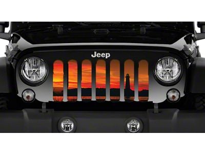 Grille Insert; Through the Darkness (07-18 Jeep Wrangler JK)