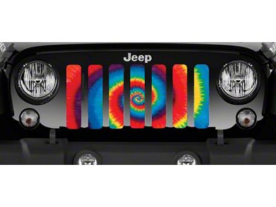 Grille Insert; Tie Dye (18-25 Jeep Wrangler JL w/o TrailCam)