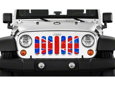 Grille Insert; Union Jack (87-95 Jeep Wrangler YJ)