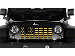 Grille Insert; USA Amp'd (87-95 Jeep Wrangler YJ)