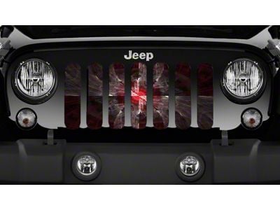 Grille Insert; Warped (07-18 Jeep Wrangler JK)
