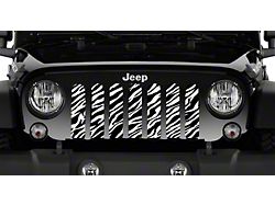 Grille Insert; Zebra Print (07-18 Jeep Wrangler JK)