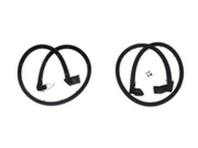 Replacement Half Door Seal; Driver and Passenger Side (97-06 Jeep Wrangler TJ)