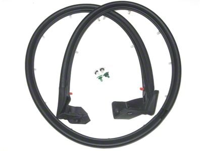 Half Door Seal; Passenger Side (97-06 Jeep Wrangler TJ)