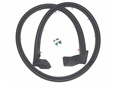 Replacement Half Door Seal; Passenger Side (97-06 Jeep Wrangler TJ)