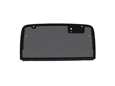 Hard Top Back Glass with Defrost; Gray Tint (03-06 Jeep Wrangler TJ)