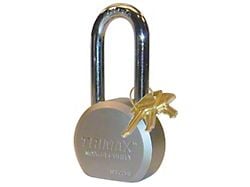Hardened Solid Steel Padlock; 64mm Body; 2-1/4-Inch x 11mm Shackle