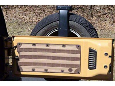 HD MOLLE Tailgate Panel; Black (07-18 Jeep Wrangler JK)