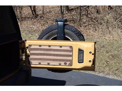 HD MOLLE Tailgate Panel; Tan (07-18 Jeep Wrangler JK)