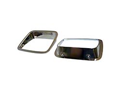 Headlight Bezels; Chrome (87-95 Jeep Wrangler YJ)