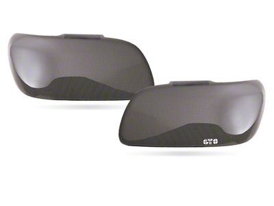 Headlight Covers; Carbon Fiber Look (97-06 Jeep Wrangler TJ)